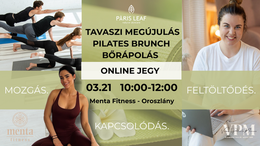 Pilates Brunch & Skincare Event Ticket Oroszlány